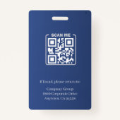 Marine | Mitarbeiter Foto ID Company Security Ausweis (Rückseite)