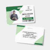 Marine | Mitarbeiter-Foto-ID Firmen-Sicherheitsaus Ausweis (Front & Back)