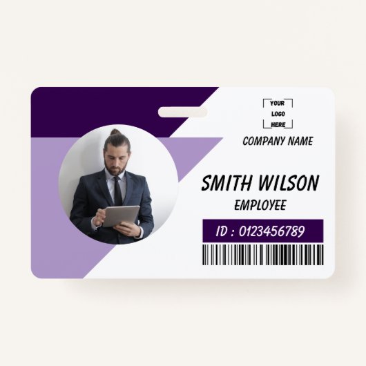 Marine | Mitarbeiter-Foto-ID Firmen-Sicherheitsaus Ausweis (Vorderseite)