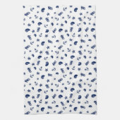 Marine Motif mit Seepferden Geschirrtuch (Vertikal)