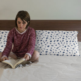 Marine Motif mit Seepferden Kissenbezug