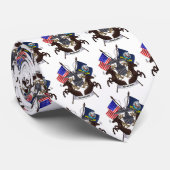 Marine-Mustang-Krawatte Krawatte (Gerollt)