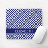 Marine-Namen-Monogramm Marine-Gewichts-MED Mousepad (Mit Mouse)