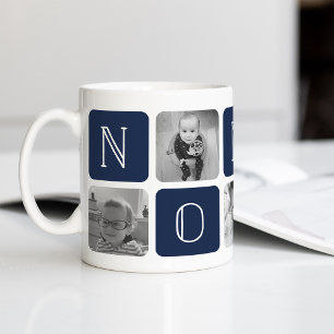 Marine   NONNO Großvater FotoCollage Kaffeetasse