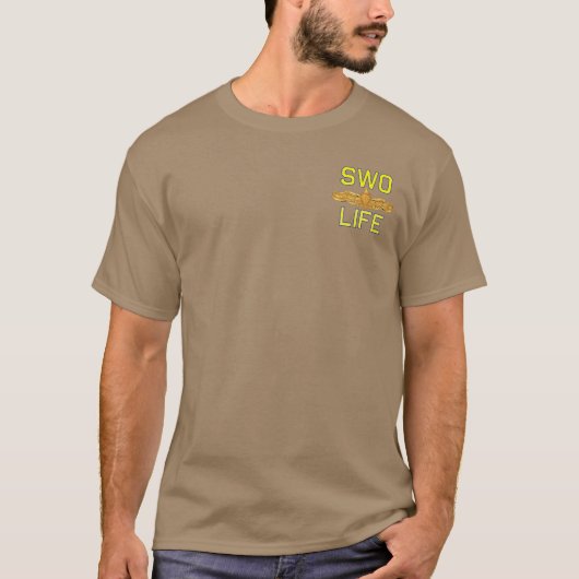 Marine-Oberflächenkriegsführungs-Offizier- (SWO)T T-Shirt (Vorderseite)