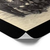 Marine Officers an Bord des WWI-Fotos 1918 Poster (Ecke)