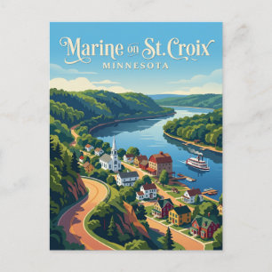 Marine on St. Croix USA Postkarte