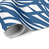 Marine-Palmwedel Geschenkpapier (Rolleneckpunkt)