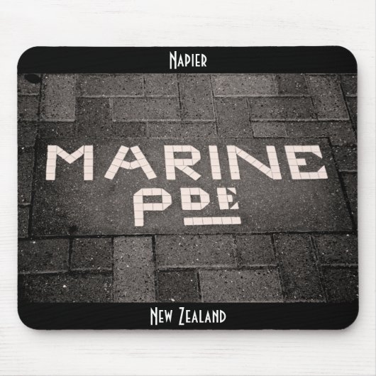 Marine Parade, Napier, Neuseeland Mousepad (Vorne)