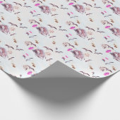 Marine pattern geschenkpapier (Ecke)