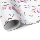 Marine pattern geschenkpapier (Rolleneckpunkt)