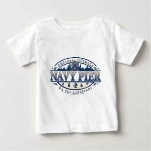 Marine-Pier Chicago Baby T-shirt
