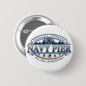 Marine-Pier Chicago Button (Vorne & Hinten)