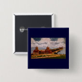 Marine-Pier, Chicago, Illinois (ca.1916-1930) Button (Vorne & Hinten)