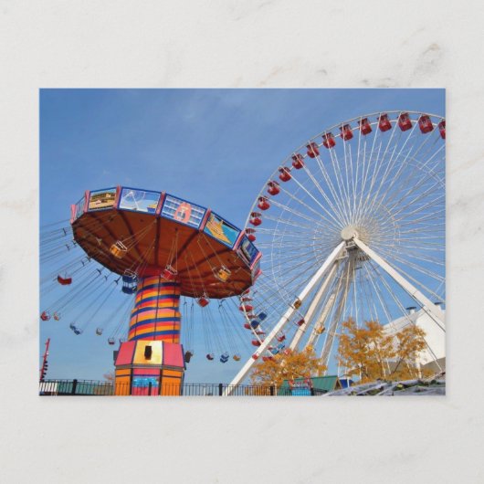 Marine-Pier, Chicago Postkarte (Vorderseite)