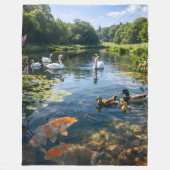 Marine Pond and Swan Lake Altridge D large fleece  (Vorderseite)