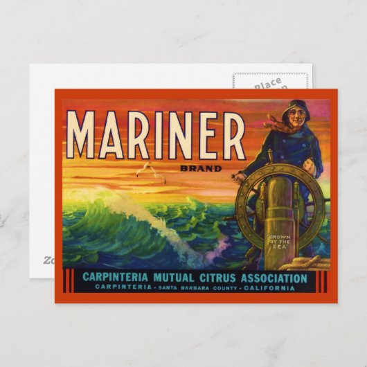 Marine Postkarte (Vorne/Hinten)