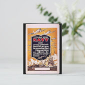 Marine Postkarte (Stehend Vorderseite)