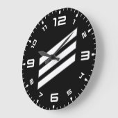 Marine Rank E-3 Seaman Große Wanduhr (Winkel)