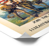 Marine Recruiting Spirit of 1917 Poster (Ecke)