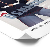 Marine Recruiting US Poster (Ecke)