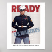 Marine Recruiting US Poster (Vorne)