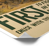 Marine Recruiting US Poster (Ecke)