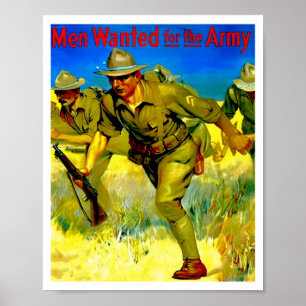 Marine Recruiting Wanted For The Army Poster