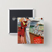 Marine-Romanze Button (Vorne & Hinten)