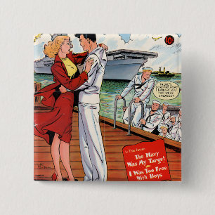 Marine-Romanze Button