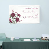Marine-Rosa-Hochzeit Banner (Messeveranstaltung)