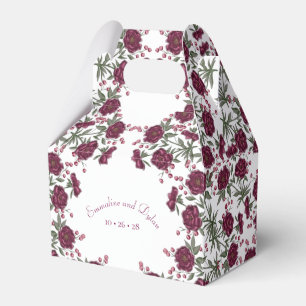 Marine-Rosen-Hochzeit Geschenkschachtel