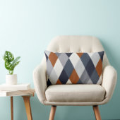 Marine-Rost-Geometrie VIIA Lendenkissen (Stuhl )