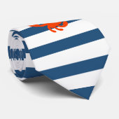 Marine-rote nautischkrabbe krawatte (Gerollt)