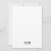 Marine-Ruhestands-Einladung Einladung (Rückseite)