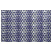 Marine/Sahnepu-Gewebe Stoff (Fat Quarter (45,7 x 55,9 cm))