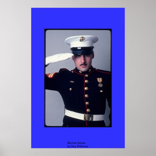 Marine Salute Poster (Vorne)