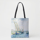 Marine Scene Boote in der Nähe von Venedig Tasche (Vorderseite)