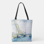 Marine Scene Boote in der Nähe von Venedig Tasche (Rückseite)