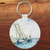 Marine Scene Boote nahe Venedig Schlüsselanhänger (Vorderseite)