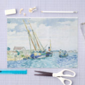 Marine Scene Watercolor Kunst Seidenpapier (Handwerk)