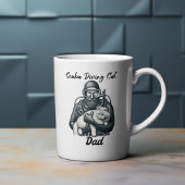 Marine Scuba Diving Cat Vater Kaffeetasse