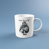 Marine Scuba Diving Cat Vater Kaffeetasse