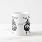 Marine Scuba Diving Cat Vater Kaffeetasse (Mittel)