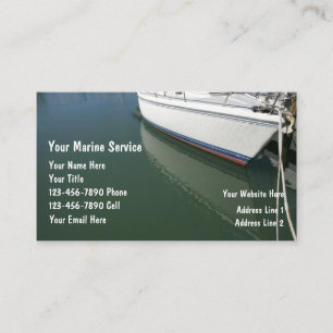 Marine-Service-Geschäftskarten Visitenkarte