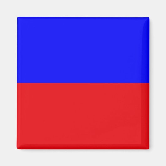 Marine Signalflagge: Buchstabe "E" (Echo) Magnet (Vorne)