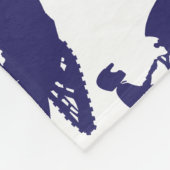 Marine-Snowmobiler Fleecedecke (Ecke)