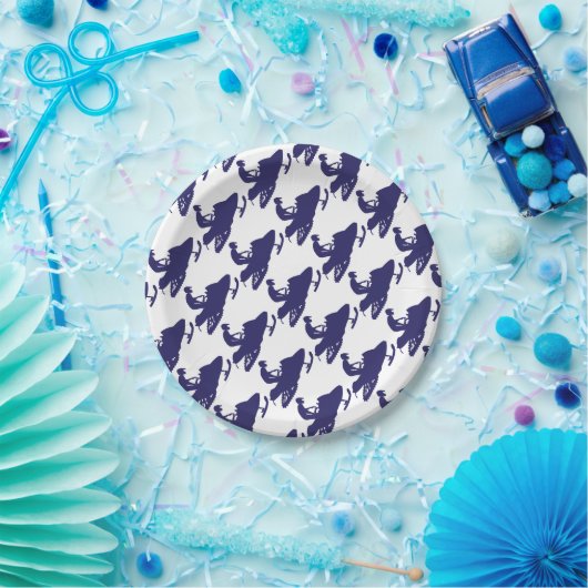 Marine-Snowmobiler Pappteller (Party)