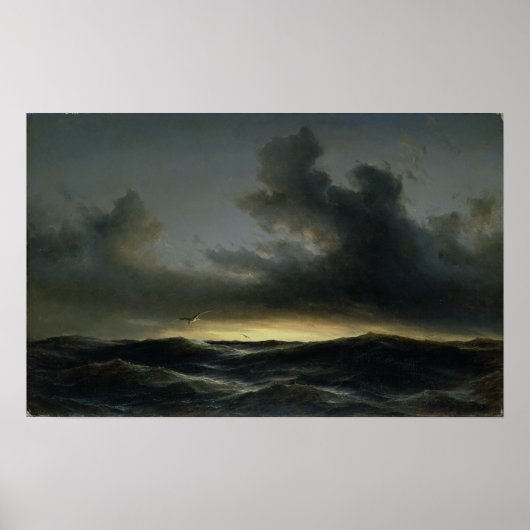 Marine Solitude, 1852 Poster (Vorne)