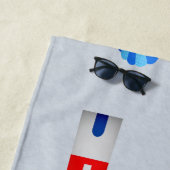 Marine-Stil für Ihre Strandtage Strandtuch (Beispiel)